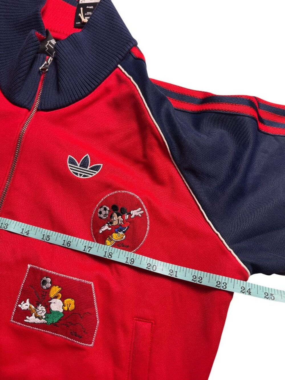 adidas Brain Dead Disney Track Jacket Mickey Goofy Pluto Red Men's L KR5176